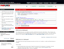 Tablet Screenshot of phplivex.com